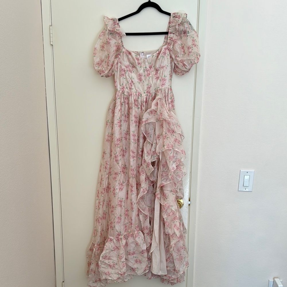Giselle Ruffled Floral Maxi Dress